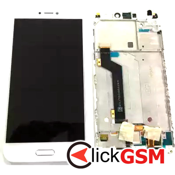 Piesa Display Cu Touchscreen Si Rama Alb Xiaomi Mi 5c 387b