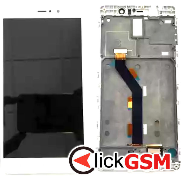 Piesa Piesa Display Cu Touchscreen Si Rama Alb Xiaomi Mi 5s Plus 3884