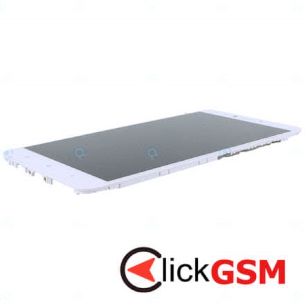 Piesa Display Cu Touchscreen Si Rama Alb Xiaomi Mi Max 2 1bxf