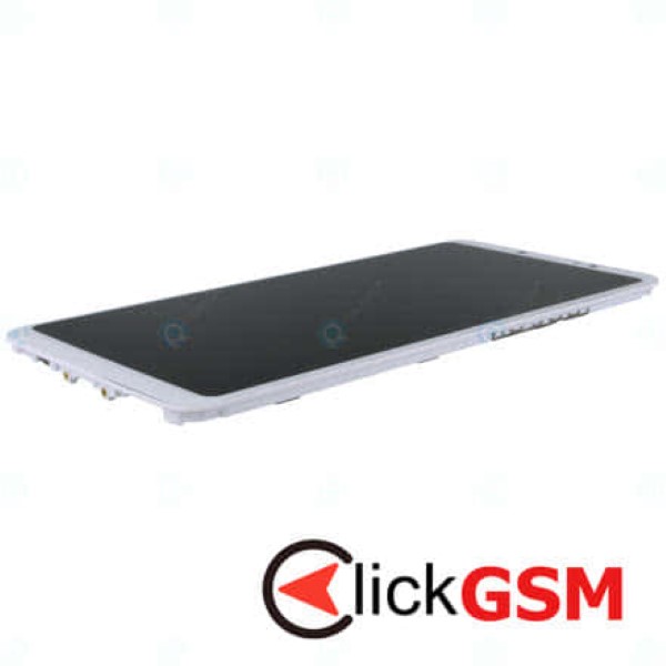 Piesa Display Cu Touchscreen Si Rama Alb Xiaomi Mi Max 3 1bxx