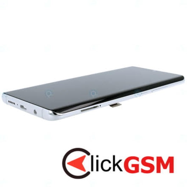 Piesa Display Cu Touchscreen Si Rama Alb Xiaomi Mi Note 10 Pro Wh4