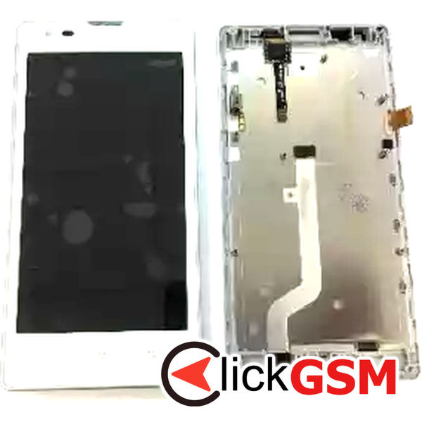 Piesa Piesa Display Cu Touchscreen Si Rama Alb Xiaomi Redmi 1s 39fo