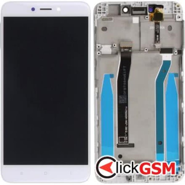 Piesa Piesa Display Cu Touchscreen Si Rama Alb Xiaomi Redmi 4x 1fgm