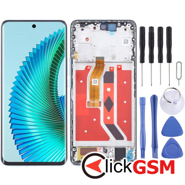 Piesa Display Cu Touchscreen Si Rama Albastru Honor Magic6 Lite 5g 3g8j