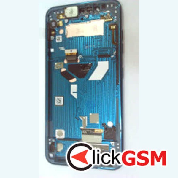 Piesa Display Cu Touchscreen Si Rama Albastru Lg G8s Thinq 1gko