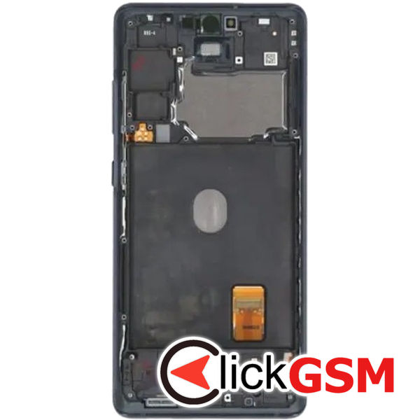 Piesa Piesa Display Cu Touchscreen Si Rama Albastru Samsung Galaxy S20 Fe 2z2x