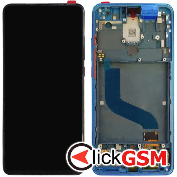 Piesa Piesa Display Cu Touchscreen Si Rama Albastru Xiaomi Mi 9t 4xx0