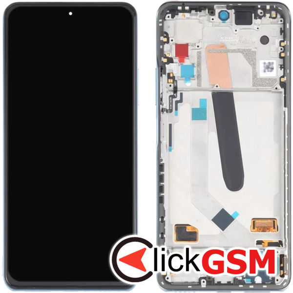 Piesa Display Cu Touchscreen Si Rama Albastru Xiaomi Redmi K40 Pro 4x3a