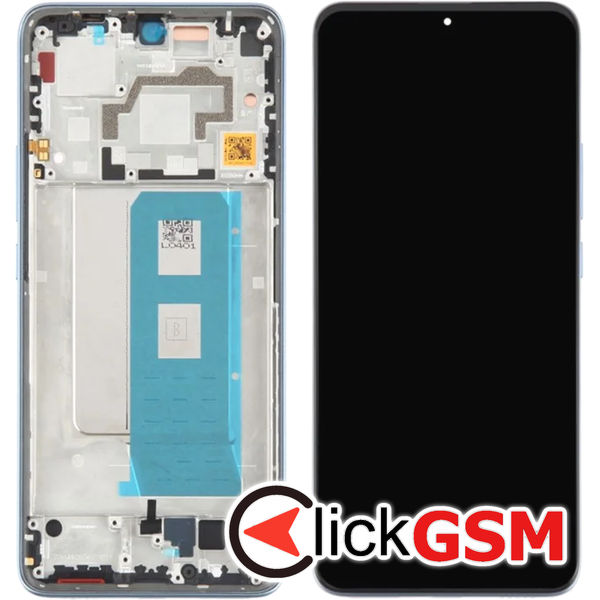 Piesa Display Cu Touchscreen Si Rama Albastru Xiaomi Redmi K60 5g 4x5j