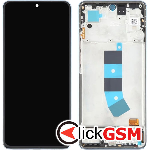 Piesa Display Cu Touchscreen Si Rama Albastru Xiaomi Redmi Note 13 4g 4xdx