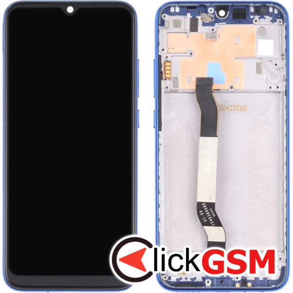 Piesa Display Cu Touchscreen Si Rama Albastru Xiaomi Redmi Note 8 4xir