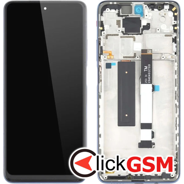 Piesa Display Cu Touchscreen Si Rama Albastru Xiaomi Redmi Note 9 Pro 4xlp