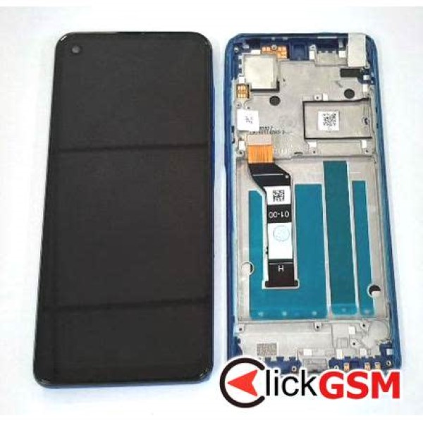 Piesa Display Cu Touchscreen Si Rama Albatsru Motorola One Vision 31nu