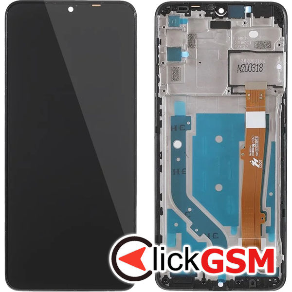 Piesa Display Cu Touchscreen Si Rama Alcatel 3x 4qf9