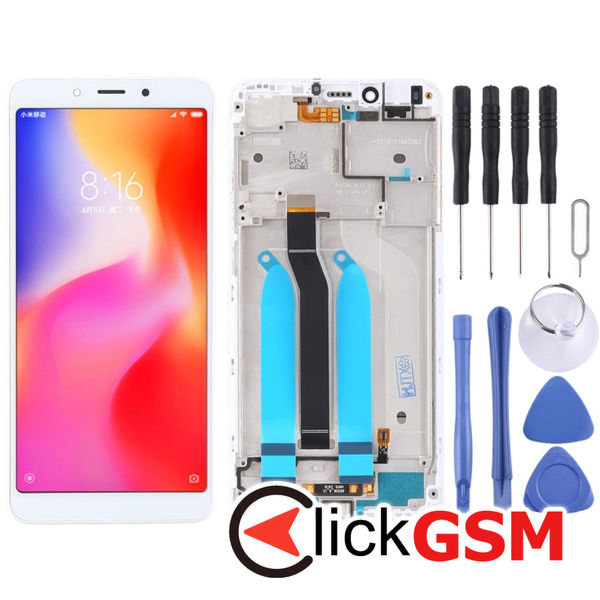 Piesa Display Cu Touchscreen Si Rama Ald Xiaomi Redmi 6a 25ja