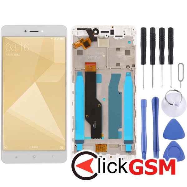 Piesa Display Cu Touchscreen Si Rama Ald Xiaomi Redmi Note 4x 25in