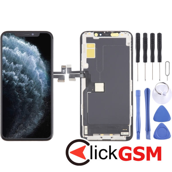 Piesa Piesa Display Cu Touchscreen Si Rama Apple Iphone 11 Pro 257a