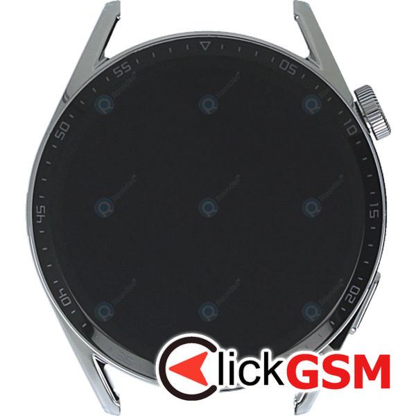 Piesa Piesa Display Cu Touchscreen Si Rama Argintiu Huawei Watch Gt3 46mm 1lt9