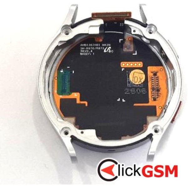 Piesa Display Cu Touchscreen Si Rama Argintiu Samsung Galaxy Watch 4 44mm 2jak