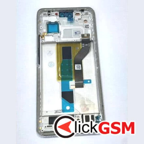 Piesa Display Cu Touchscreen Si Rama Argintiu Xiaomi 13 Lite 37h0