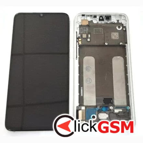 Piesa Piesa Display Cu Touchscreen Si Rama Argintiu Xiaomi Mi 9 Lite 38i4