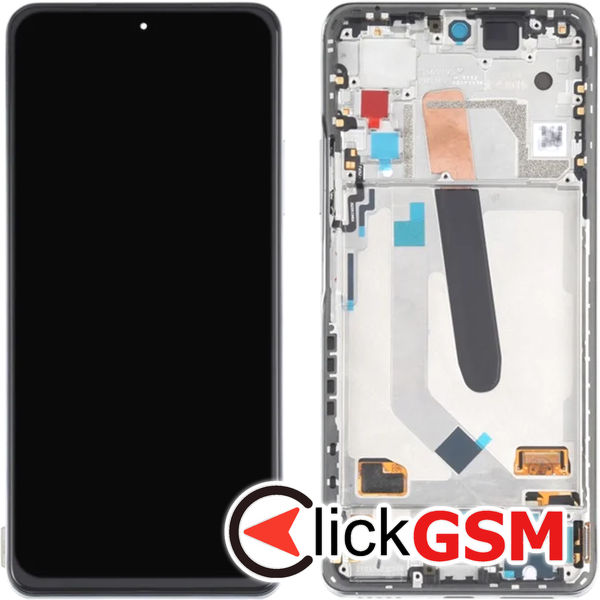 Piesa Piesa Display Cu Touchscreen Si Rama Argintiu Xiaomi Redmi K40 Pro 4x39