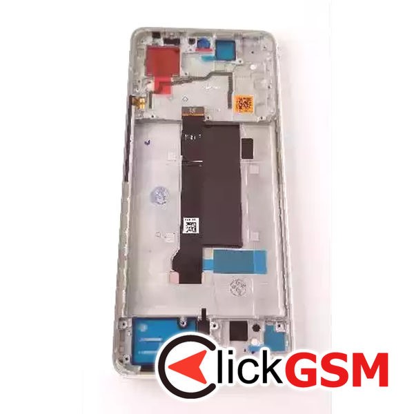 Piesa Display Cu Touchscreen Si Rama Argintiu Xiaomi Redmi Note 13 Pro Cho