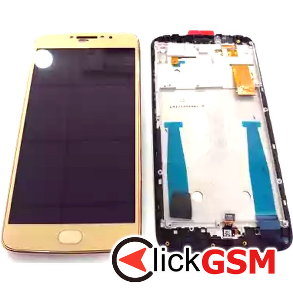 Piesa Piesa Display Cu Touchscreen Si Rama Auriu Motorola Moto E4 Plus 31k8