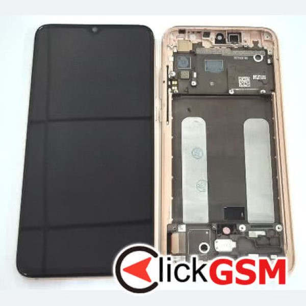 Piesa Piesa Display Cu Touchscreen Si Rama Auriu Xiaomi Mi 9 Lite 38i5