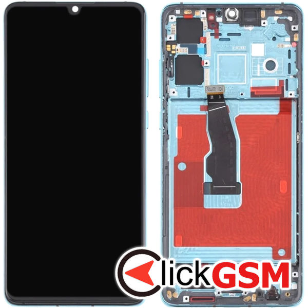 Piesa Display Cu Touchscreen Si Rama Aurora Huawei P30 4s0y