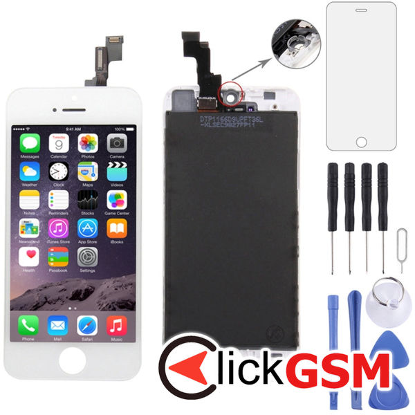 Piesa Piesa Display Cu Touchscreen Si Rama Black Apple Iphone 5s 4fba