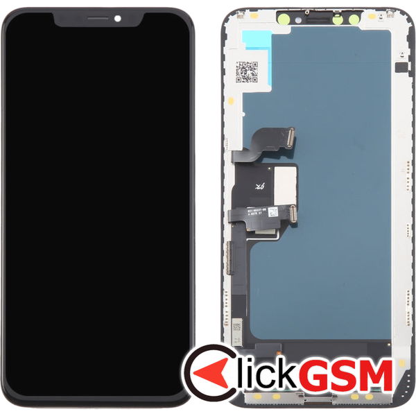 Piesa Display Cu Touchscreen Si Rama Black Apple Iphone Xs Max 4fvm