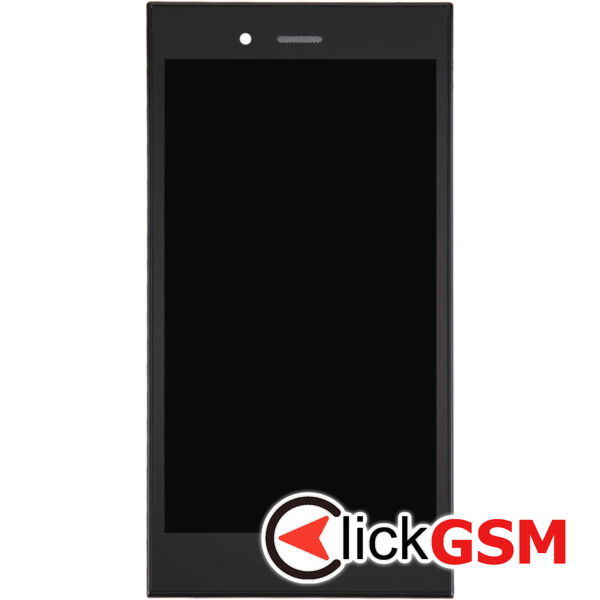 Piesa Piesa Display Cu Touchscreen Si Rama Black Blackberry Z3 21p6