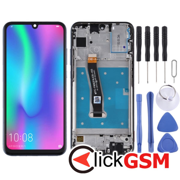 Piesa Display Cu Touchscreen Si Rama Black Honor 10 Lite 23tc