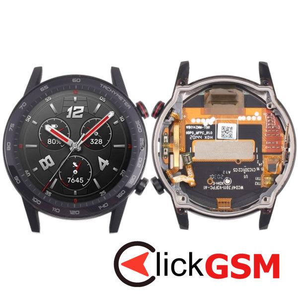 Piesa Display Cu Touchscreen Si Rama Black Honor Watch Gs 3i 32de