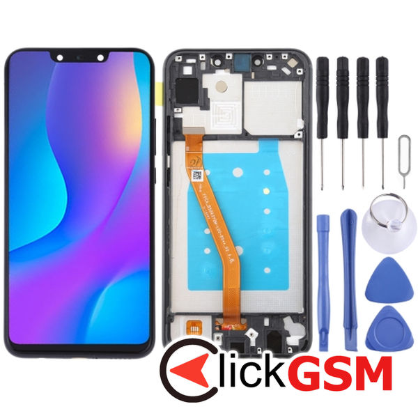 Piesa Piesa Display Cu Touchscreen Si Rama Black Huawei Nova 3i 2f6e