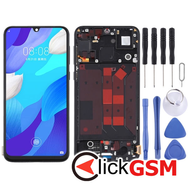 Piesa Display Cu Touchscreen Si Rama Black Huawei Nova 5 Pro 303j