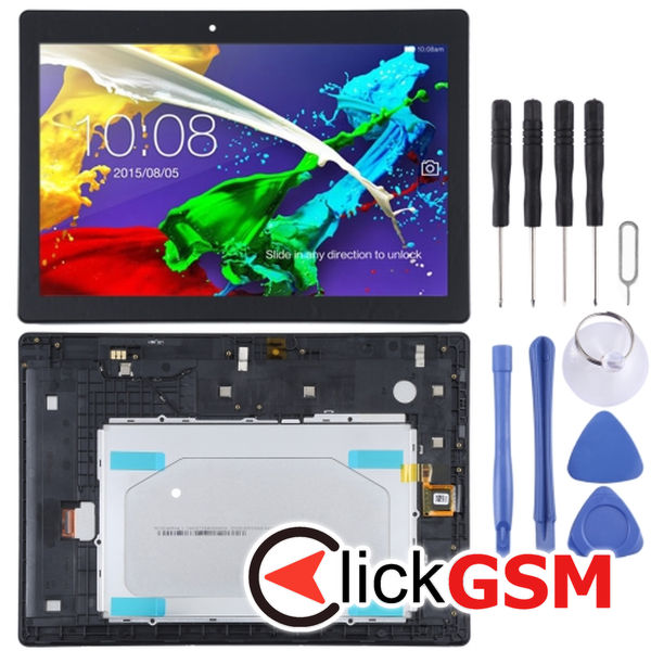 Piesa Display Cu Touchscreen Si Rama Black Lenovo Tab 2 A10 2wnu