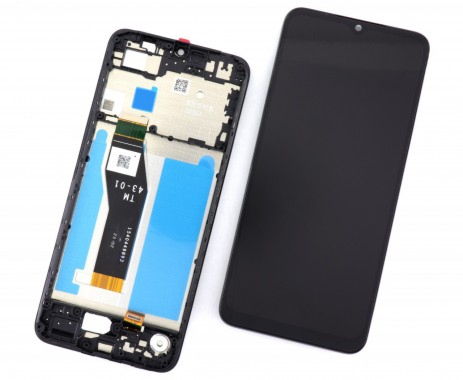 Piesa Display Cu Touchscreen Si Rama Black Motorola Moto E13 430l