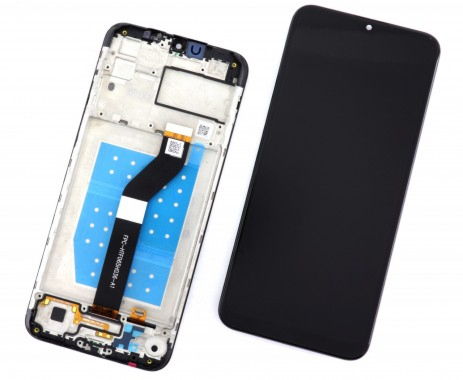 Piesa Display Cu Touchscreen Si Rama Black Motorola Moto G8 Power Lite 430u