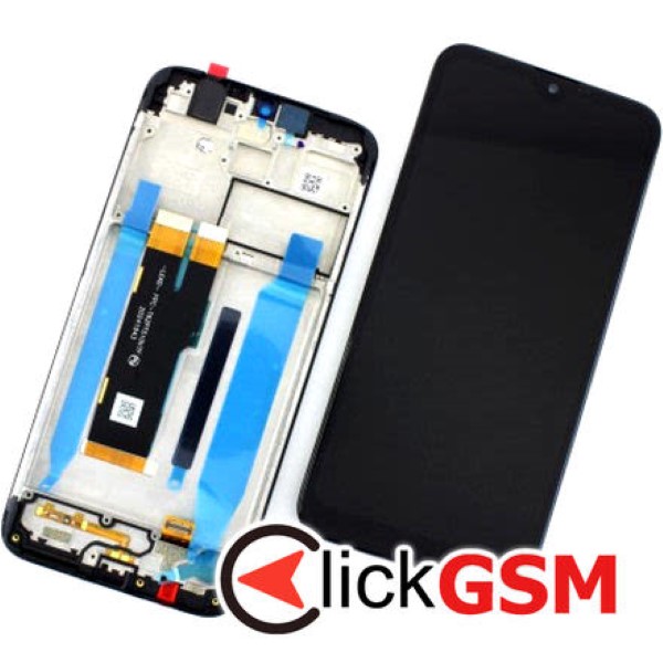 Piesa Display Cu Touchscreen Si Rama Black Nokia 2.3 4m2x