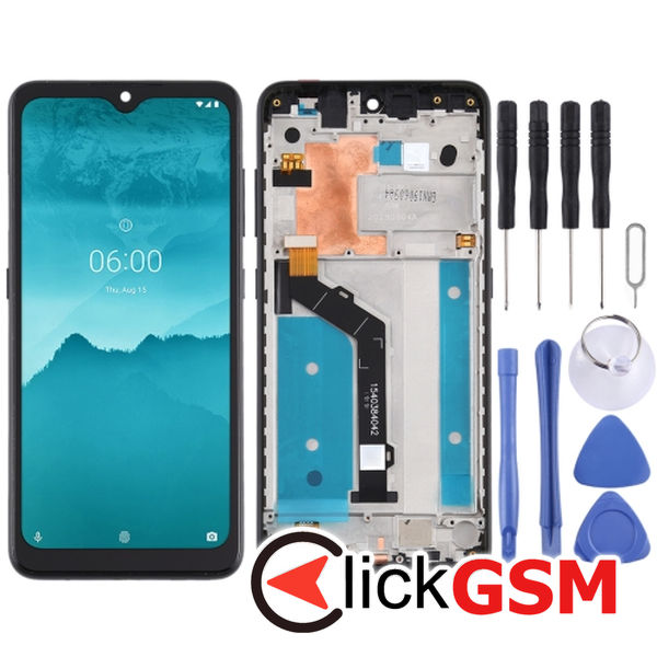 Piesa Piesa Display Cu Touchscreen Si Rama Black Nokia 6.2 49kr