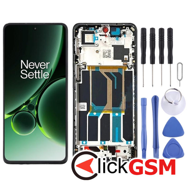 Piesa Piesa Display Cu Touchscreen Si Rama Black Oneplus Nord 3 5g 48gf