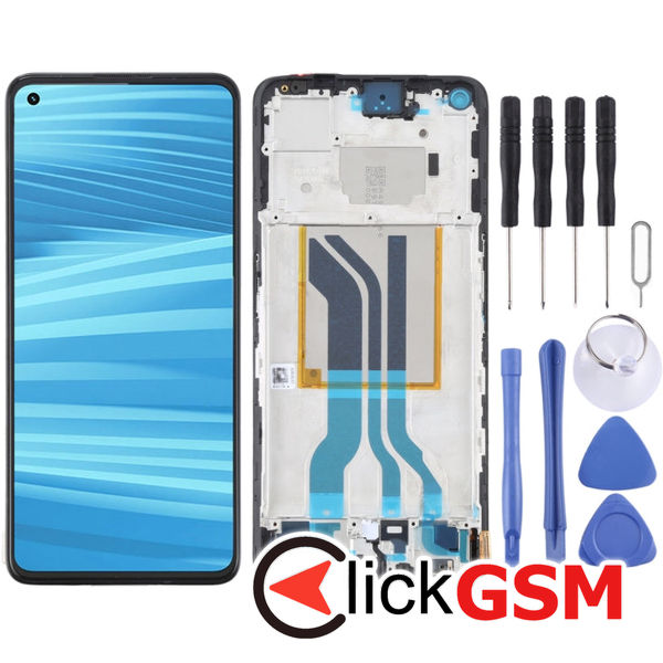 Piesa Piesa Display Cu Touchscreen Si Rama Black Realme Gt2 49d9