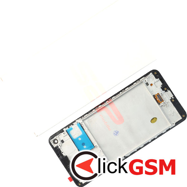 Piesa Display Cu Touchscreen Si Rama Black Samsung Galaxy A21s 4k55