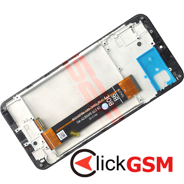 Piesa Piesa Display Cu Touchscreen Si Rama Black Samsung Galaxy A23 5g 4kob