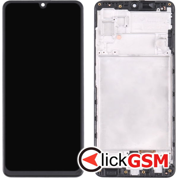 Piesa Display Cu Touchscreen Si Rama Black Samsung Galaxy A32 4ek0