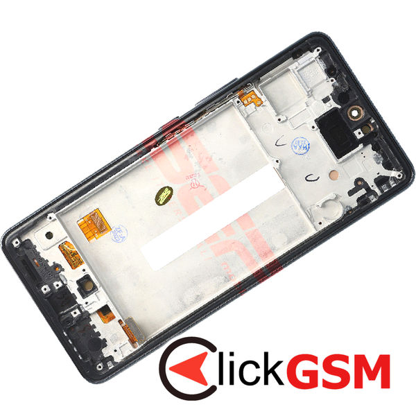 Piesa Display Cu Touchscreen Si Rama Black Samsung Galaxy A53 5g 4kod