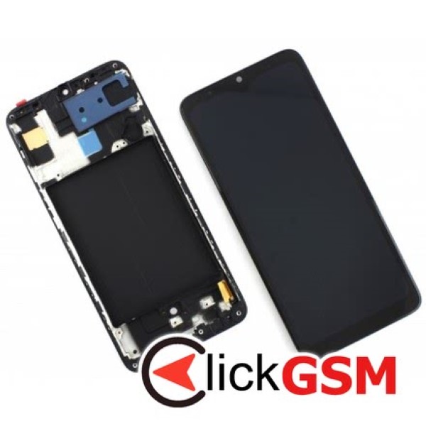 Piesa Display Cu Touchscreen Si Rama Black Samsung Galaxy A70 42wb