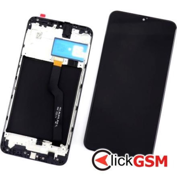 Piesa Display Cu Touchscreen Si Rama Black Samsung Galaxy M10 4m39